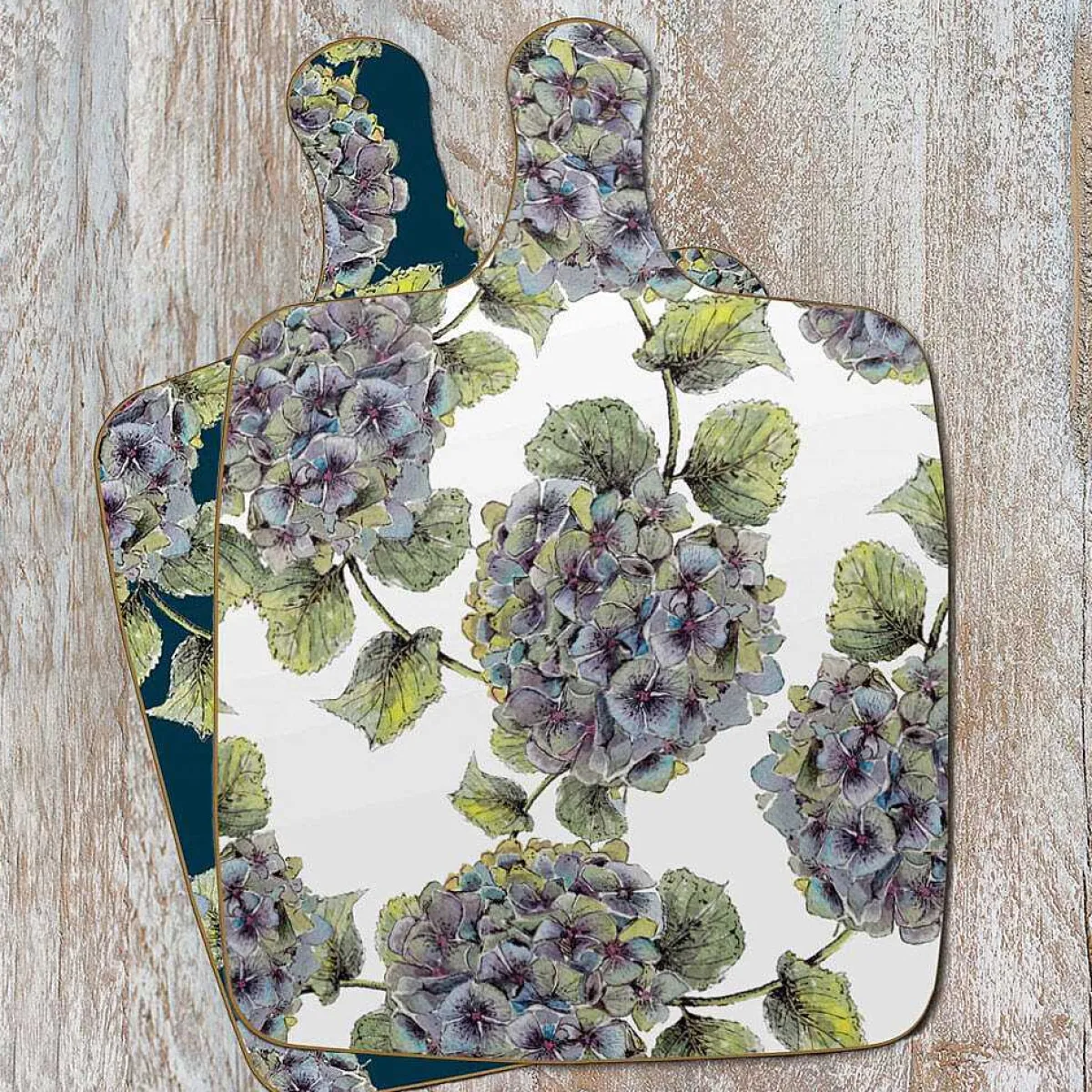 'Hydrangea' Large Double Sided Chopping Board>Toasted Crumpet Best Sale
