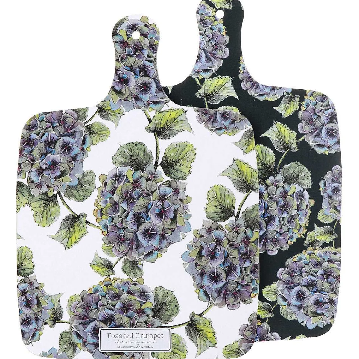 'Hydrangea' Large Double Sided Chopping Board>Toasted Crumpet Best Sale