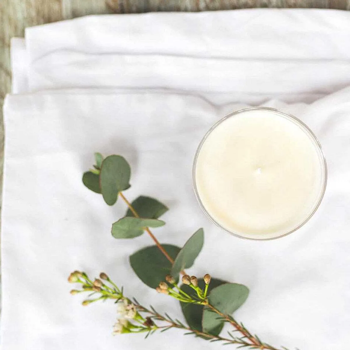 'Lavender & Verbena' Glass Jar Candle>Toasted Crumpet Clearance