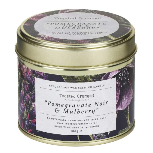 Pomegranate Noir & Mulberry Tin Candle>Toasted Crumpet Discount