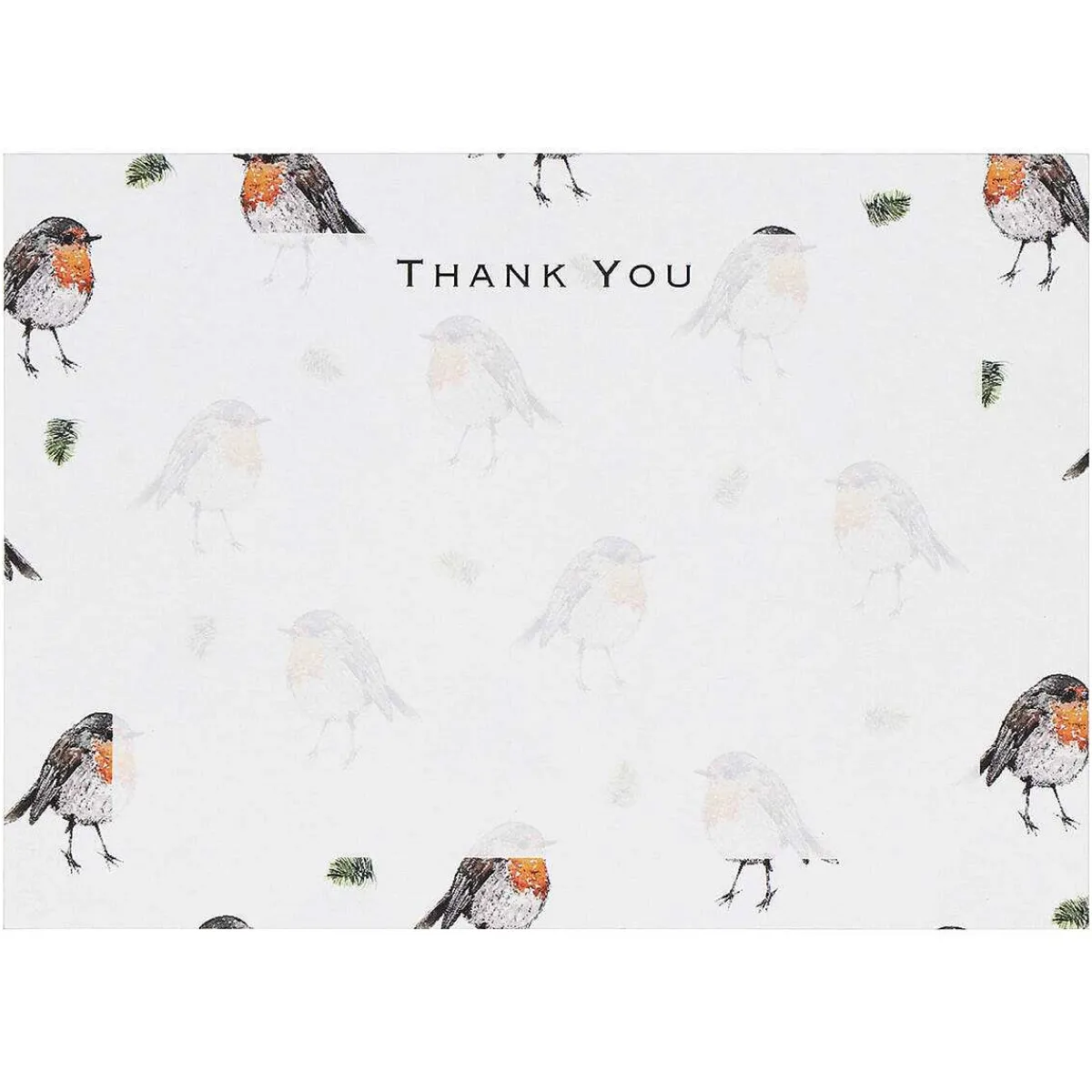 'Robins' Thank You Notecards Set Of 6>Toasted Crumpet Best Sale