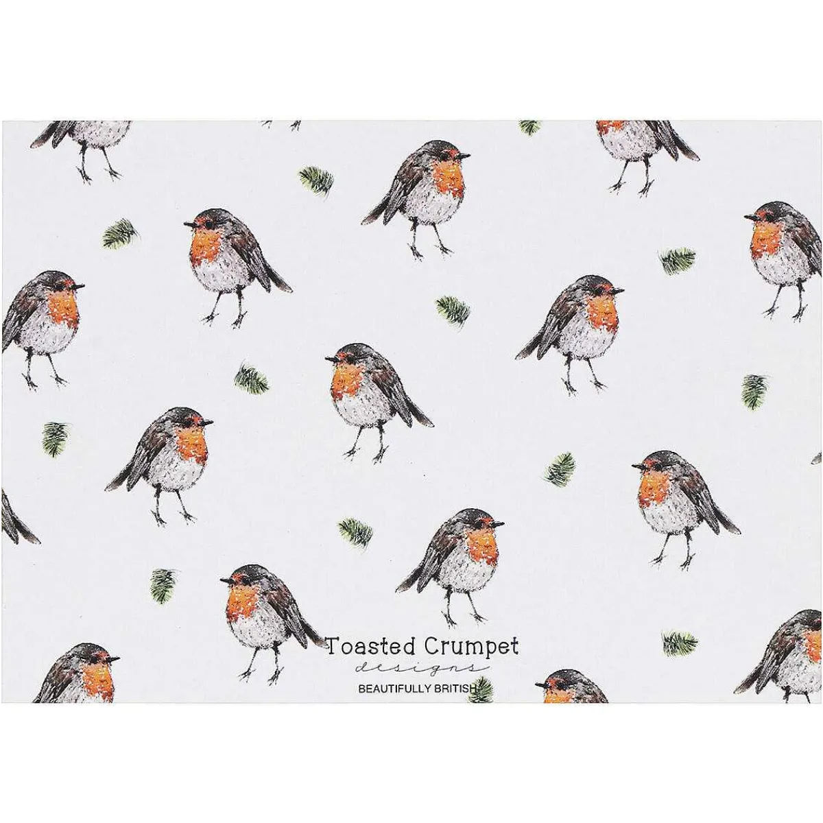 'Robins' Thank You Notecards Set Of 6>Toasted Crumpet Best Sale