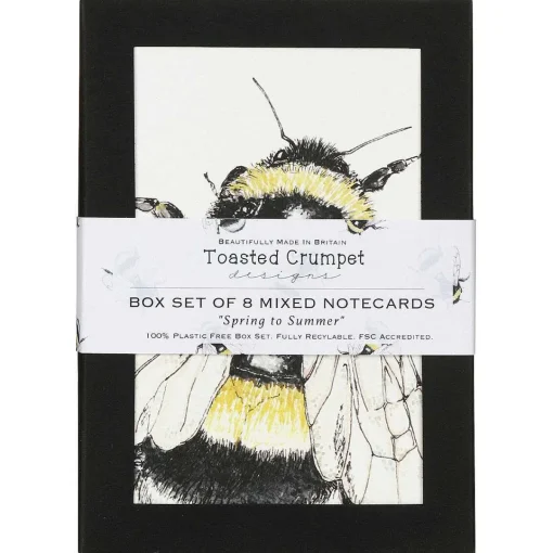 'spring To Summer' Notecards Mixed Set Of 8>Toasted Crumpet Discount