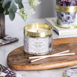 Tonka Bean & Vanilla Tin Candle><noscript><img width=
