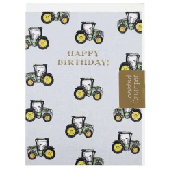 Tractors 'Happy Birthday!' Mini Birthday Card>Toasted Crumpet Cheap