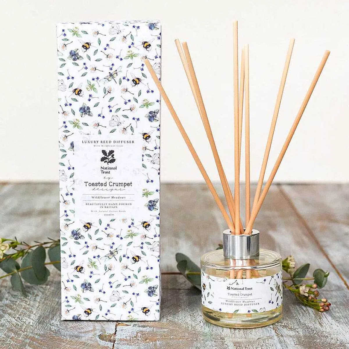 'Wildflower Meadows' Reed Diffuser>Toasted Crumpet New