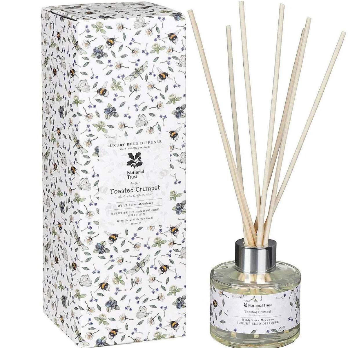 'Wildflower Meadows' Reed Diffuser>Toasted Crumpet New