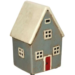 Dark Grey House Tealight Holder><noscript><img width=