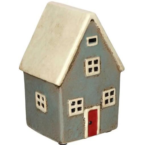 Dark Grey House Tealight Holder>Village Pottery Hot