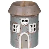 Grey Round House Wax Melt & Oil Warmer>Village Pottery Discount