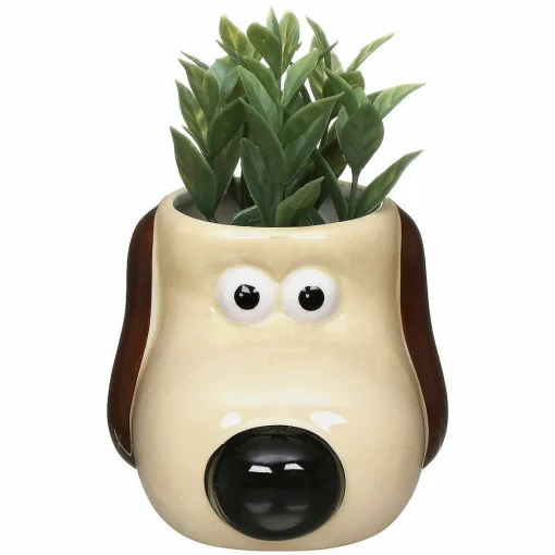 Gromit Shaped Boxed Plant Pot>Wallace & Gromit New
