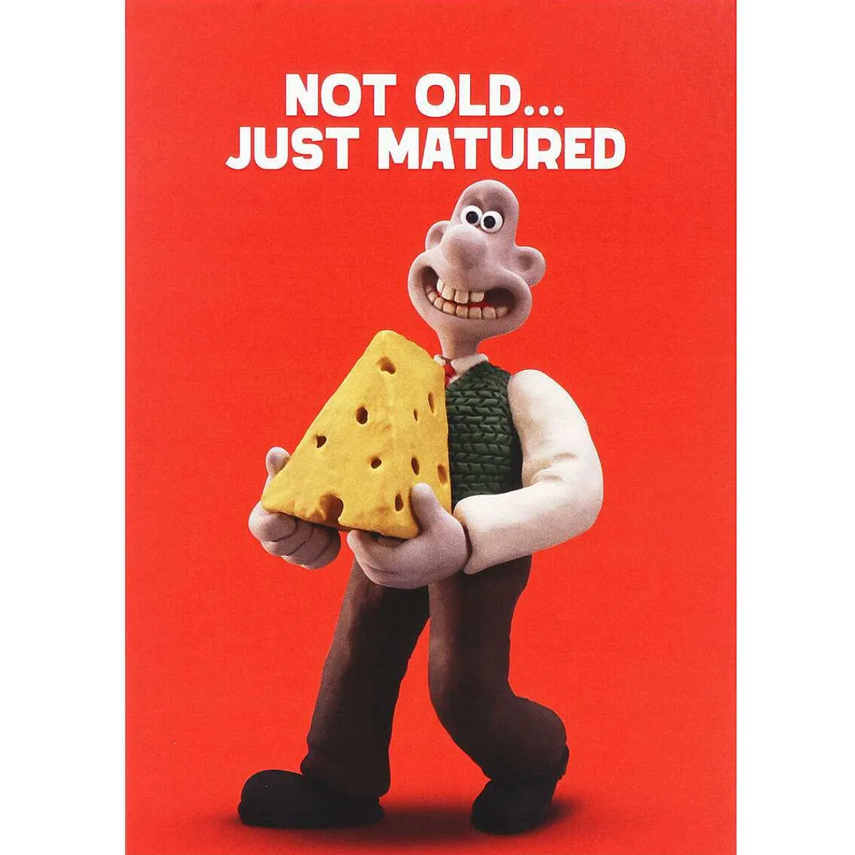 'Not Old... Just Matured' Birthday Card>Wallace & Gromit Cheap