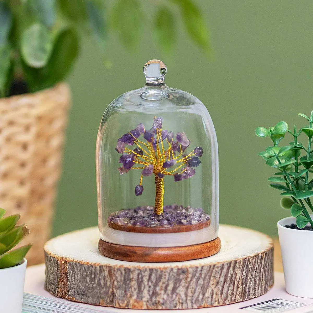 Amethyst Gemstone Dome Tree>Widdop & Co Store
