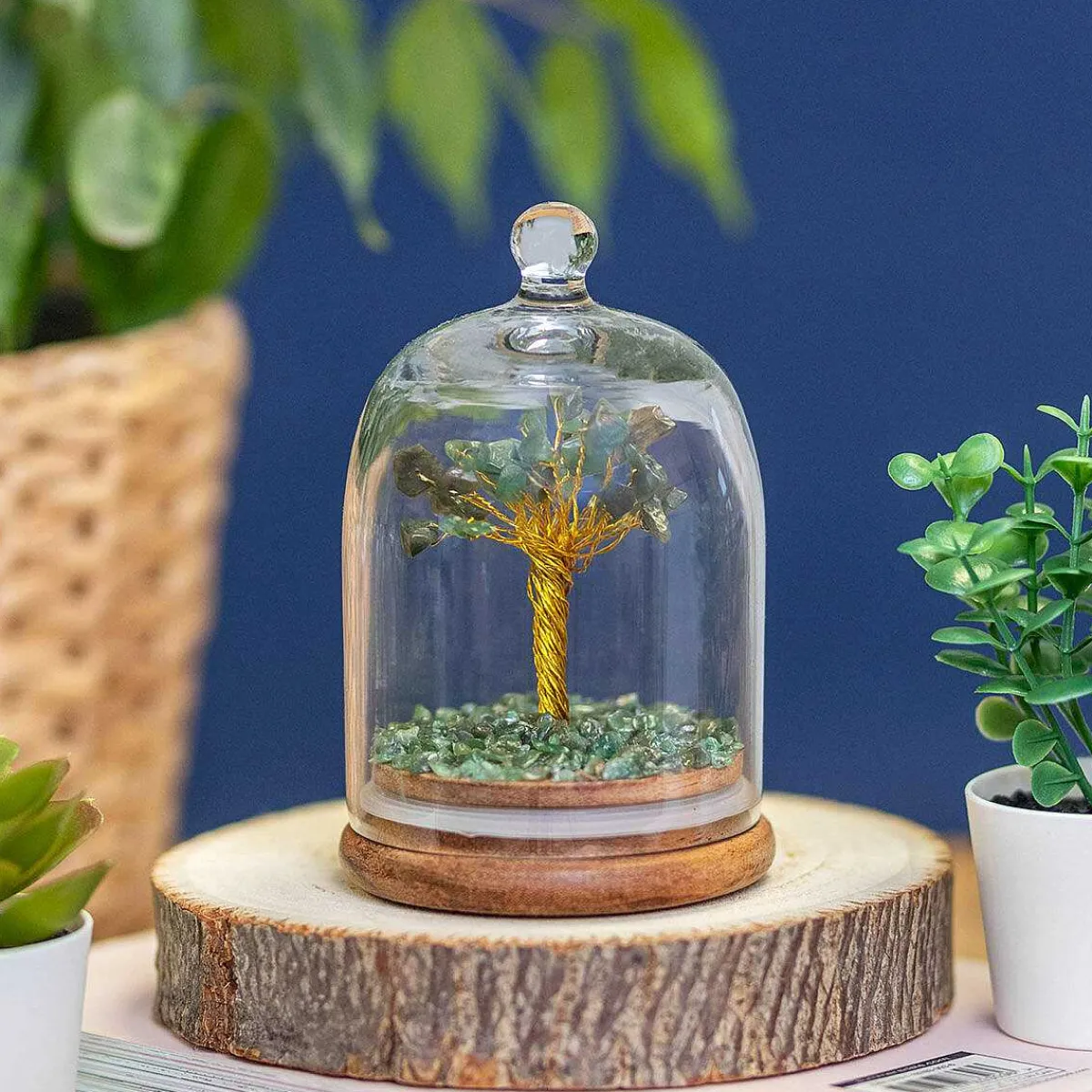 Green Aventurine Gemstone Dome Tree>Widdop & Co Hot