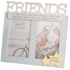 Love Life 'Friends' Double Photo Frame>Widdop & Co Shop