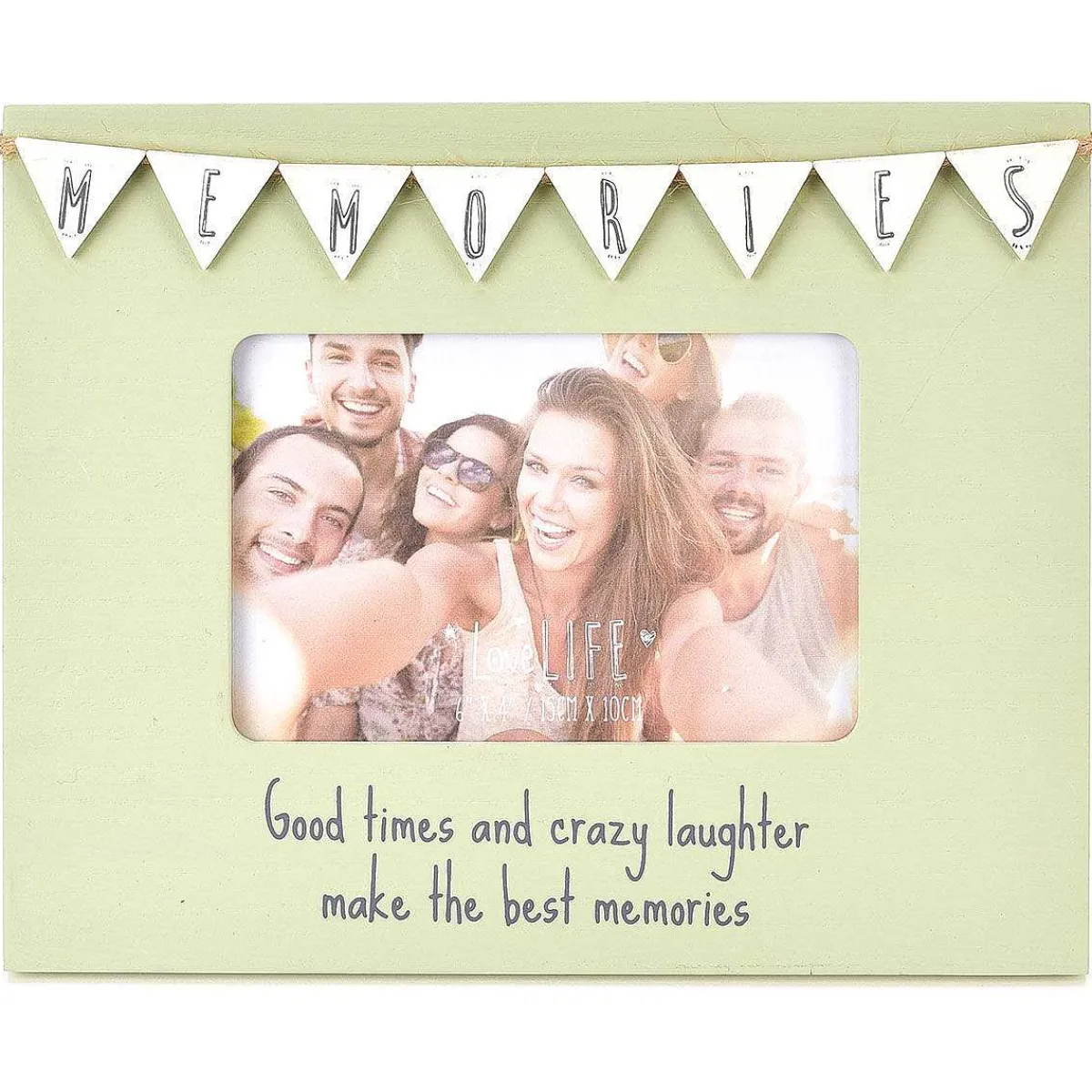 Love Life 'Memories' 6 X 4 Photo Frame>Widdop & Co Shop