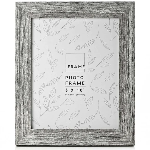 Mid Grey Wood 10 X 8 Photo Frame>Widdop & Co Fashion