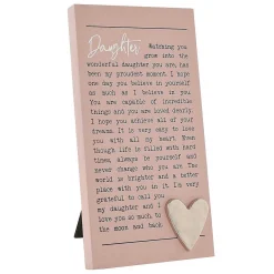 Moments Standing Plaque Daughter>Widdop & Co Discount