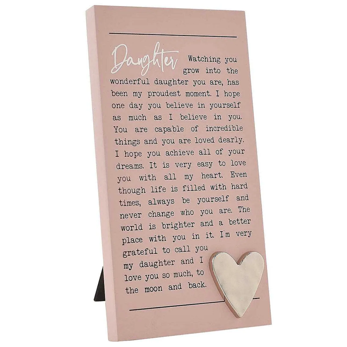 Moments Standing Plaque Daughter>Widdop & Co Discount