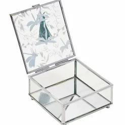Sophia Glass Dragonfly Trinket Box>Widdop & Co Clearance