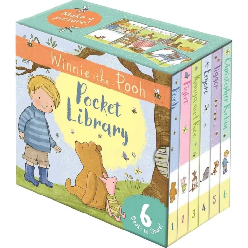 Pocket Library Set Of 6 Mini Books>Winnie The Pooh Best Sale