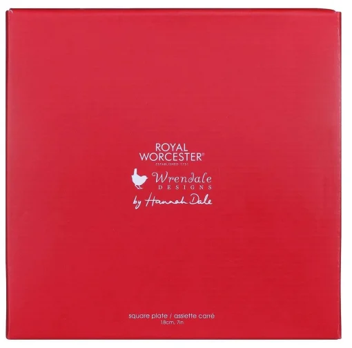7 Inch Square Plate - 'Gathered Around'>Wrendale Best