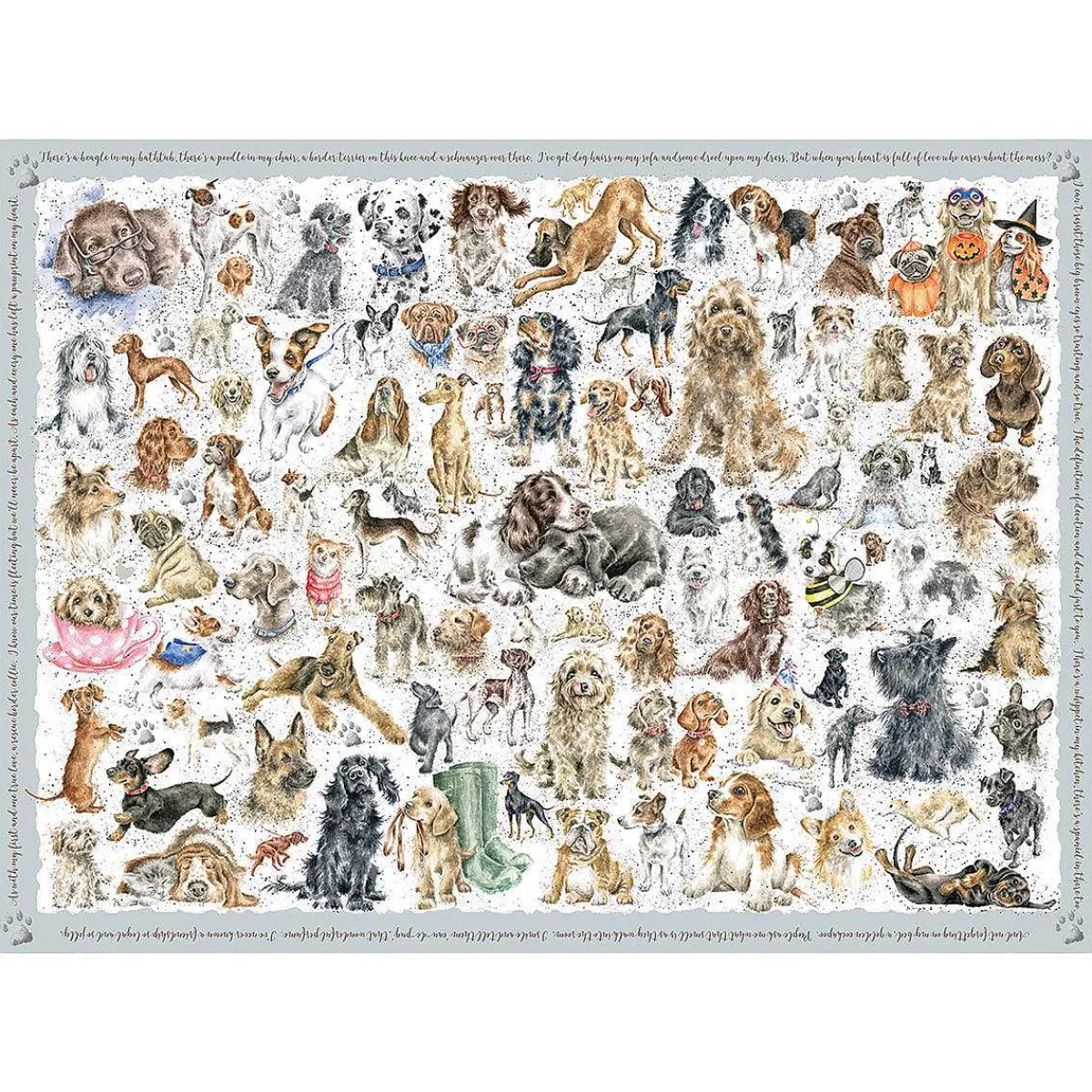 'A Dog's Life' 1000 Piece Jigsaw Puzzle>Wrendale Store