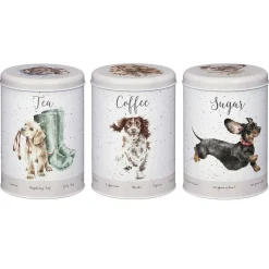 A Dog's Life Tea, Coffee, Sugar Canisters>Wrendale Cheap