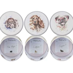 A Dog's Life Tea, Coffee, Sugar Canisters><noscript><img width=