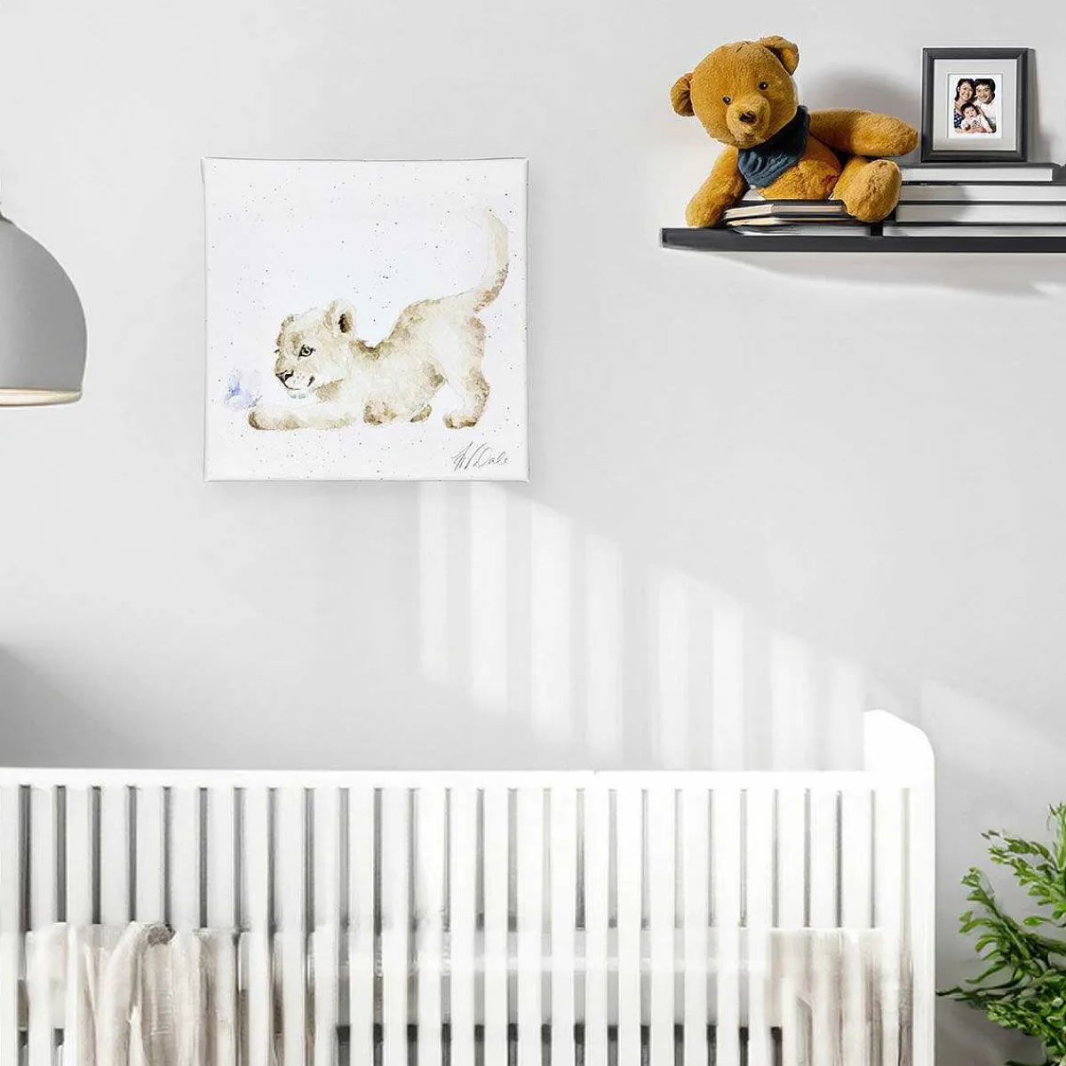 'A-Roar-Able' Lion Small Canvas>Wrendale Online