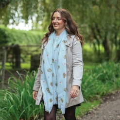 'Awakening' Hedgehog Everyday Scarf>Wrendale Clearance