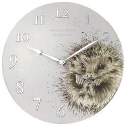 'Awakening' Hedgehog Wall Clock>Wrendale Hot