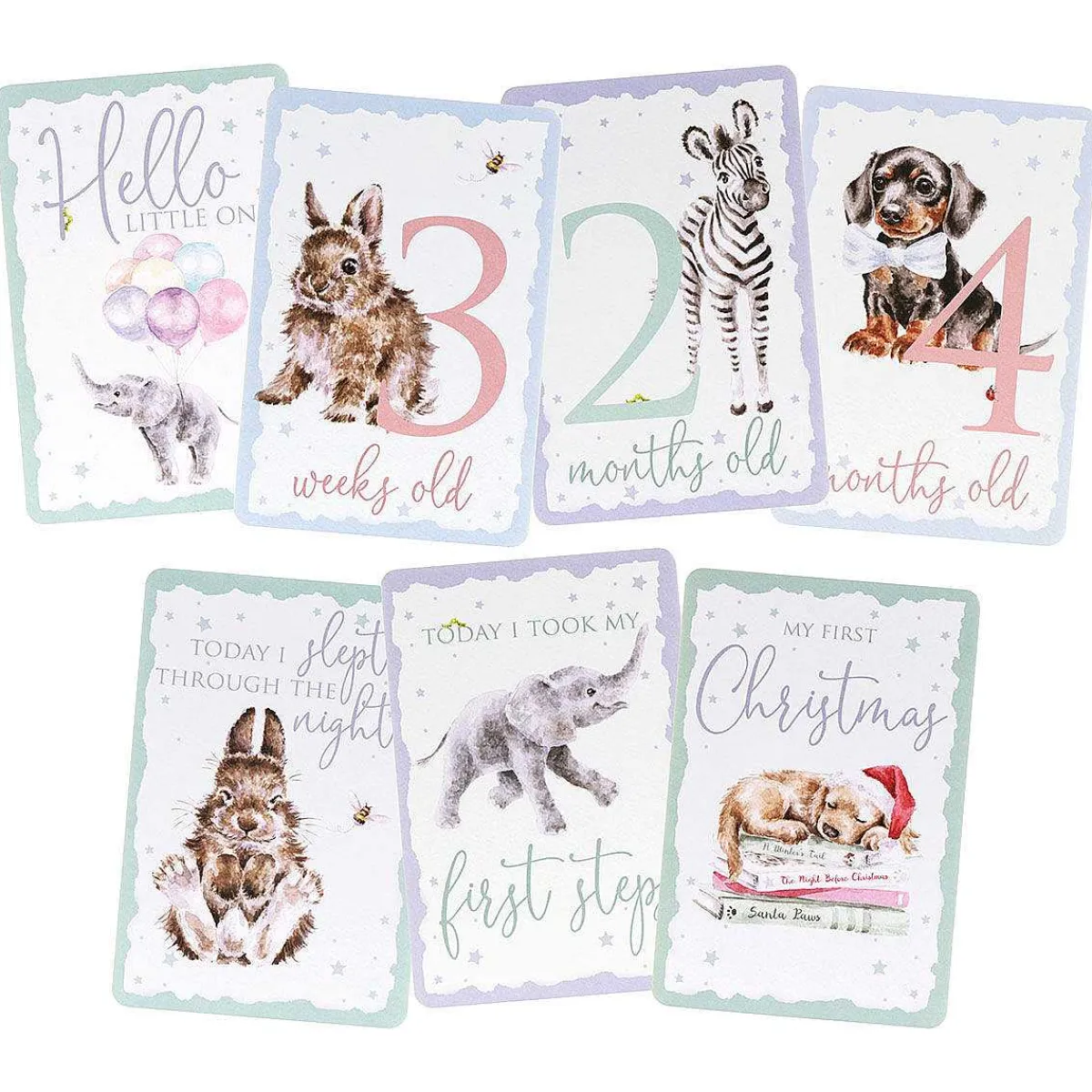 Baby Milestone Cards>Wrendale Hot