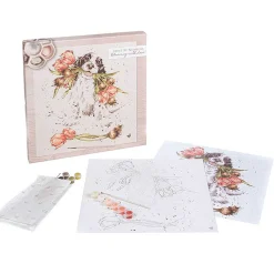 Blooming With Love Dog Paint By Numbers><noscript><img width=