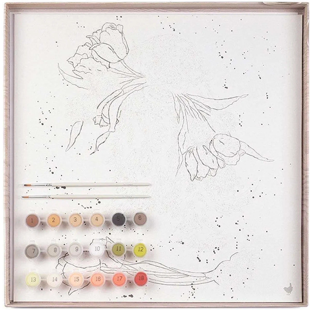 Blooming With Love Dog Paint By Numbers>Wrendale Cheap