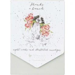 'Blooming With Love' Dog Thank You Note Writing Set>Wrendale New