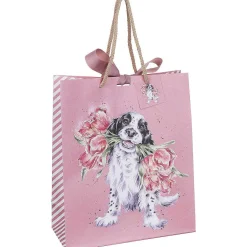 'Blooming With Love' Dog Large Gift Bag>Wrendale New