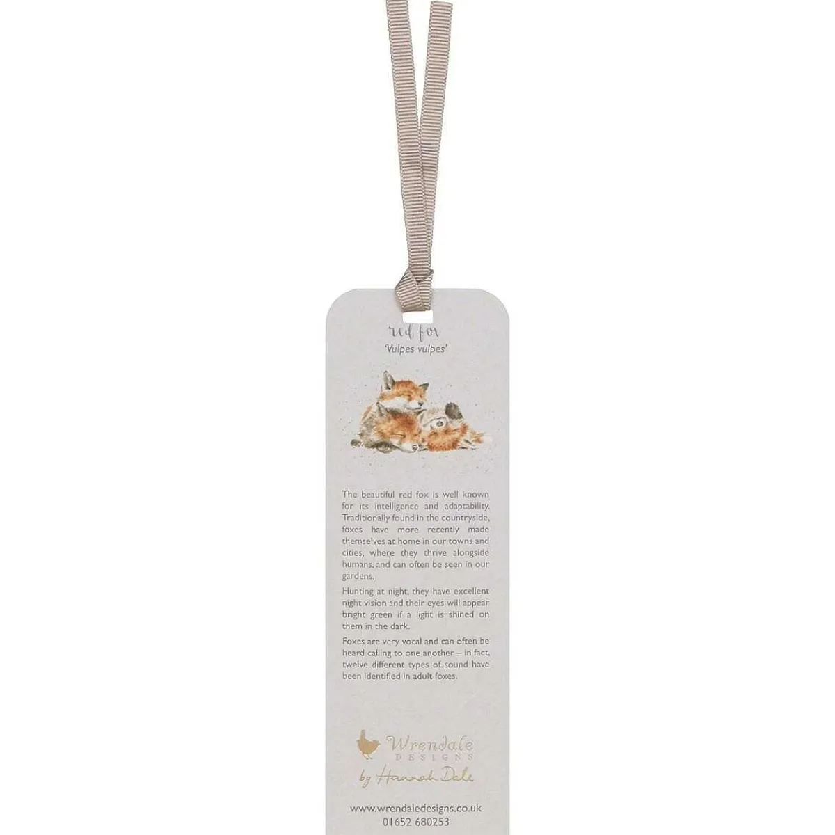 'Born To Be Wild' Fox Bookmark>Wrendale Discount