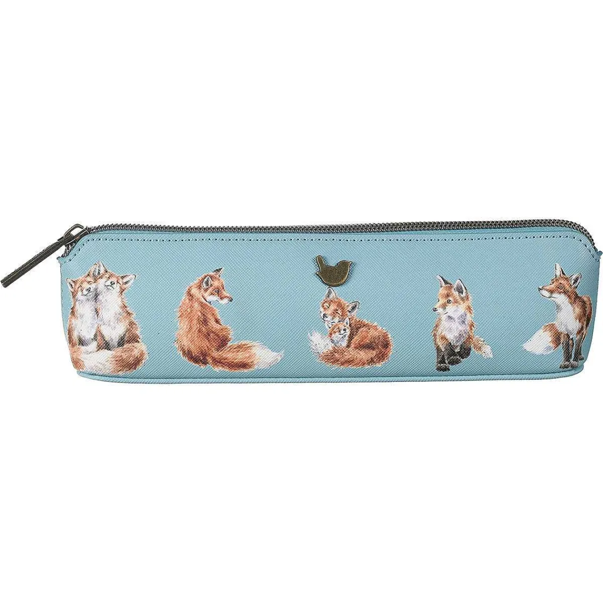 'Born To Be Wild' Fox Pencil Case/Brush Bag>Wrendale Online
