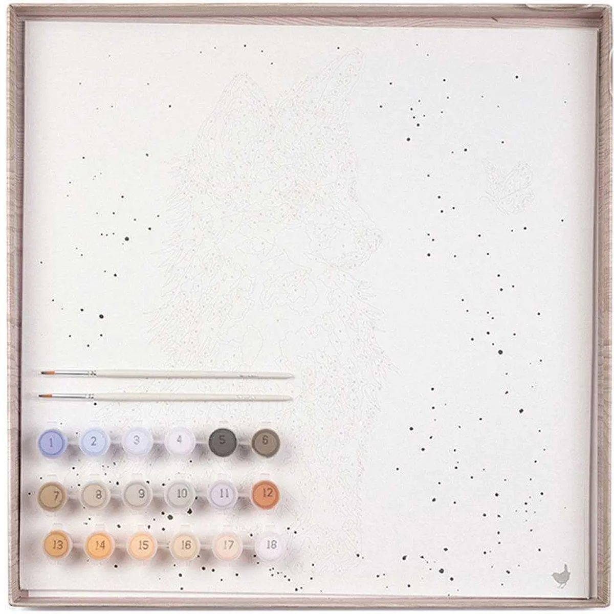 Born To Be Wild Fox Paint By Numbers>Wrendale Fashion