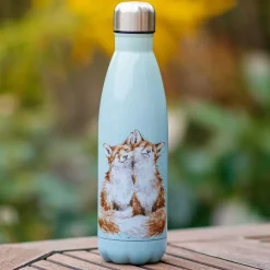 'Contentment' Foxes 500Ml Water Bottle>Wrendale Clearance