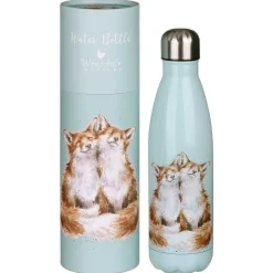 'Contentment' Foxes 500Ml Water Bottle><noscript><img width=