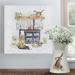 'Country Kitchen' Large Canvas>Wrendale Store