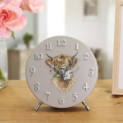 Cow Mantel Clock>Wrendale Online