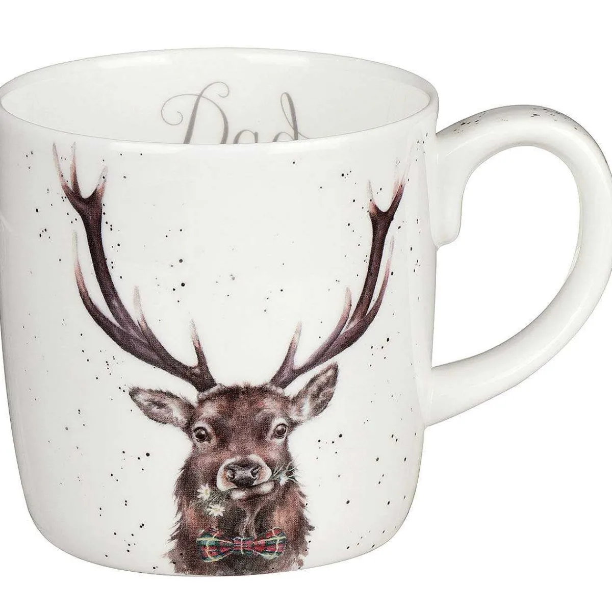 Dad Stag Boxed Large Fine Bone China Mug>Wrendale Discount