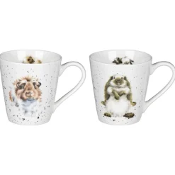 'Diet Starts Tomorrow' Hamster 3 Piece Mugs & Tray Set><noscript><img width=