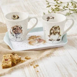 'Diet Starts Tomorrow' Hamster 3 Piece Mugs & Tray Set><noscript><img width=