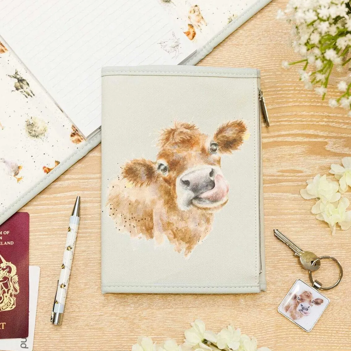 'Farmyard Friends' Notebook Wallet>Wrendale Outlet