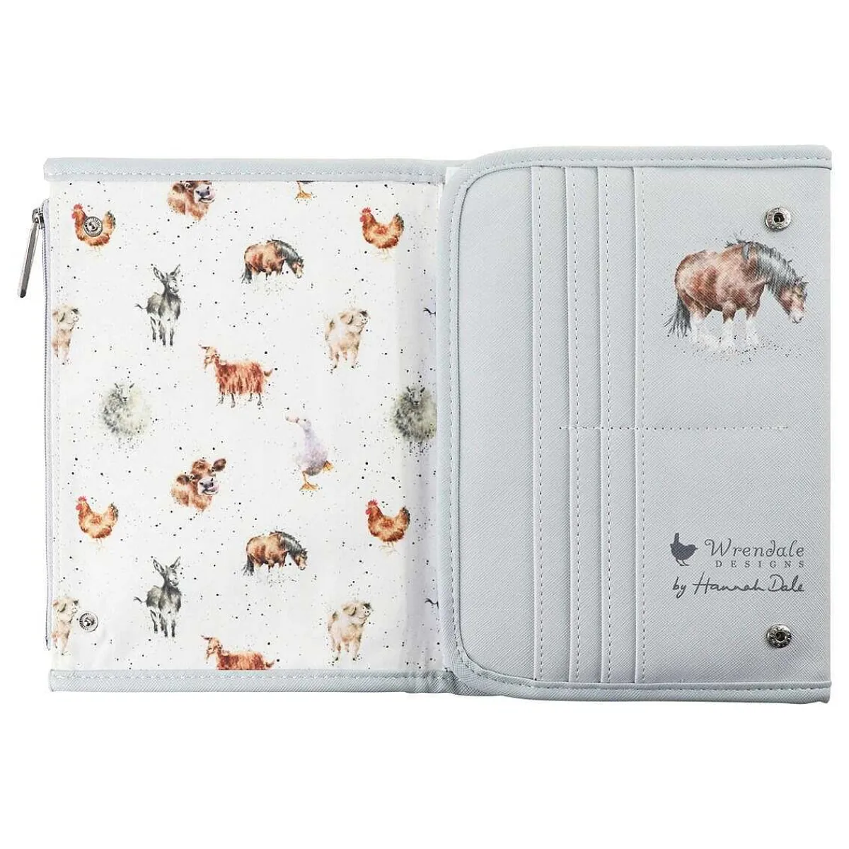 'Farmyard Friends' Notebook Wallet>Wrendale Outlet