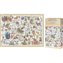 'Farmyard Friends' 1000 Piece Jigsaw Puzzle><noscript><img width=